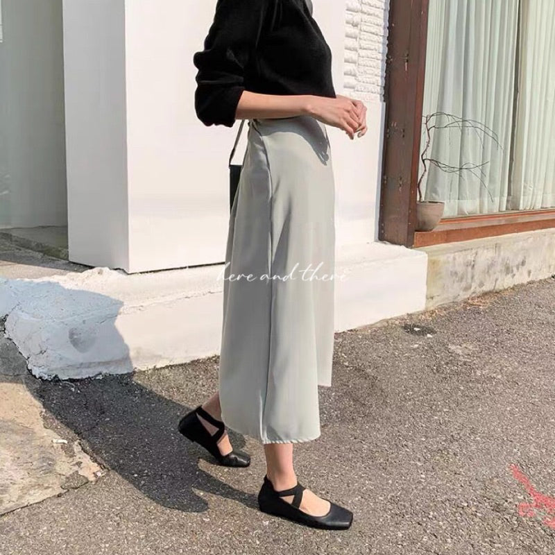 23SS713-預購-1.5cm-歐膩必備必入款!韓國 代購 方頭 交叉 鬆緊帶 平底 芭蕾舞鞋 瑪莉珍鞋