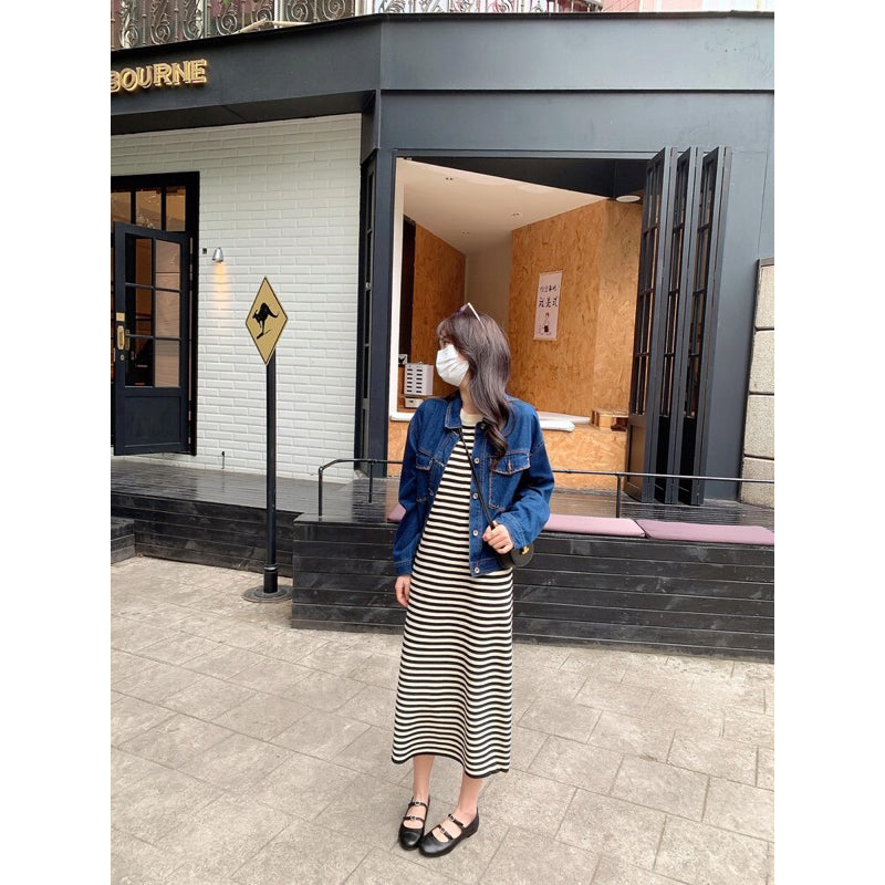 シープスキン🤍快適な履き心地✨h&t。ハンドメイドの本革🇫🇷万能なラウンドトゥ、カラーブロックのラインストーンダブルバックルフラットメリージェーンシューズ23FW905